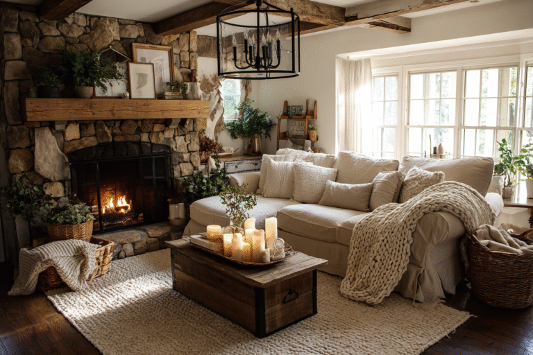 cozy farmhouse living room ideas